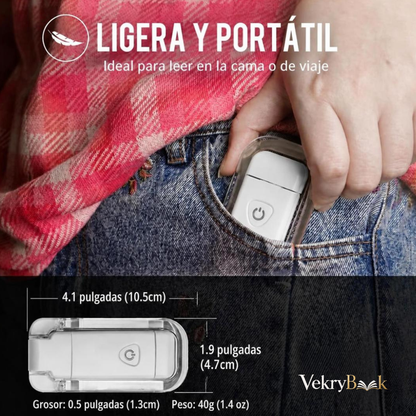 La luz perfecta para leer sin molestar a nadie