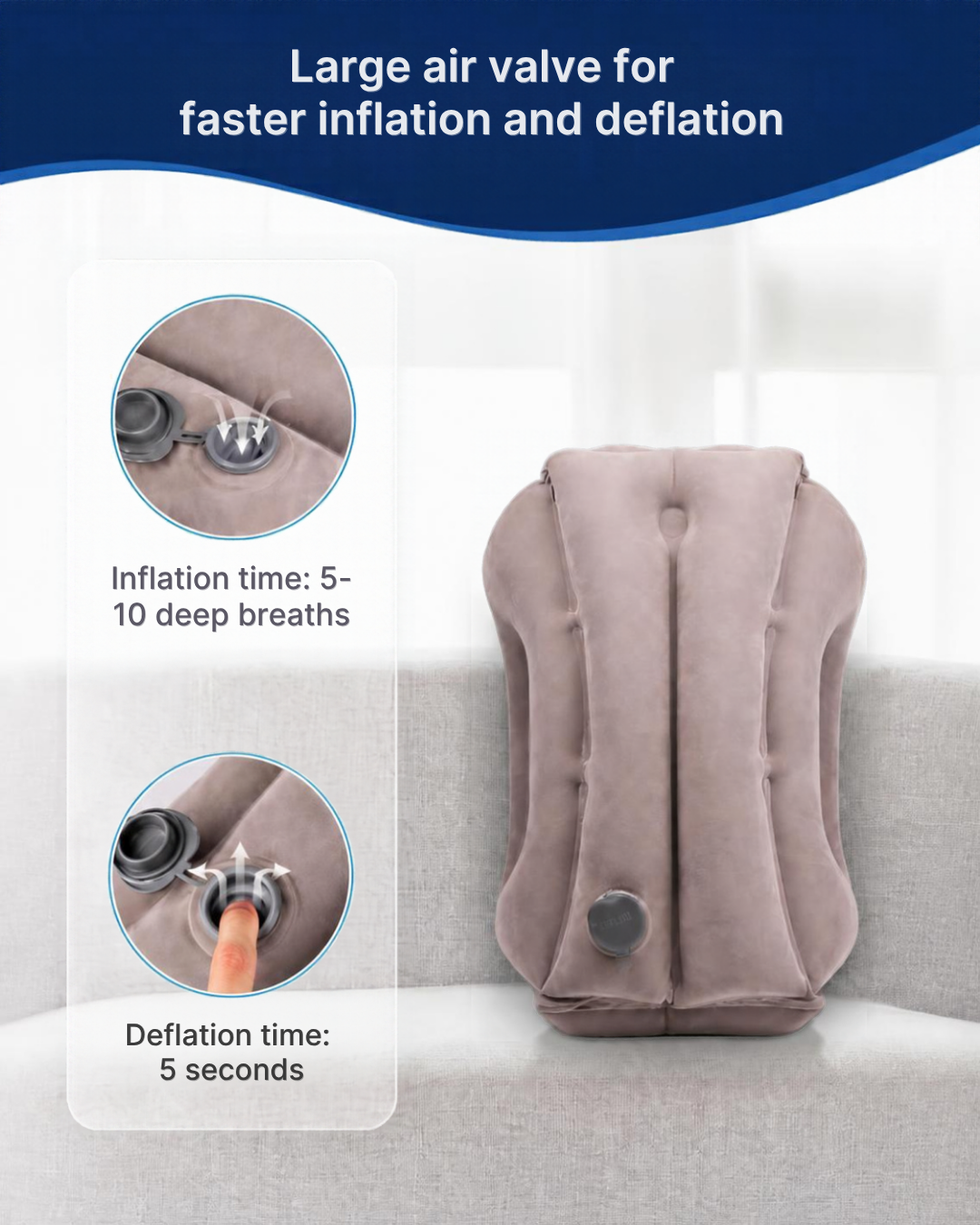 Nodzo SleepHug™ – Almohada para dormir sentado